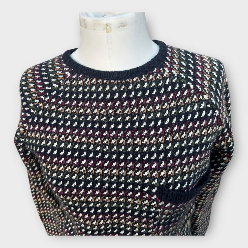Barbour 100% Lambswool Sweater Women's Size 10 Cozycore Preppy Quiet Luxury - Picture 8 of 11